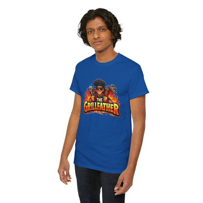The Grillfather T-Shirt — Funny BBQ Grillmaster Tee
