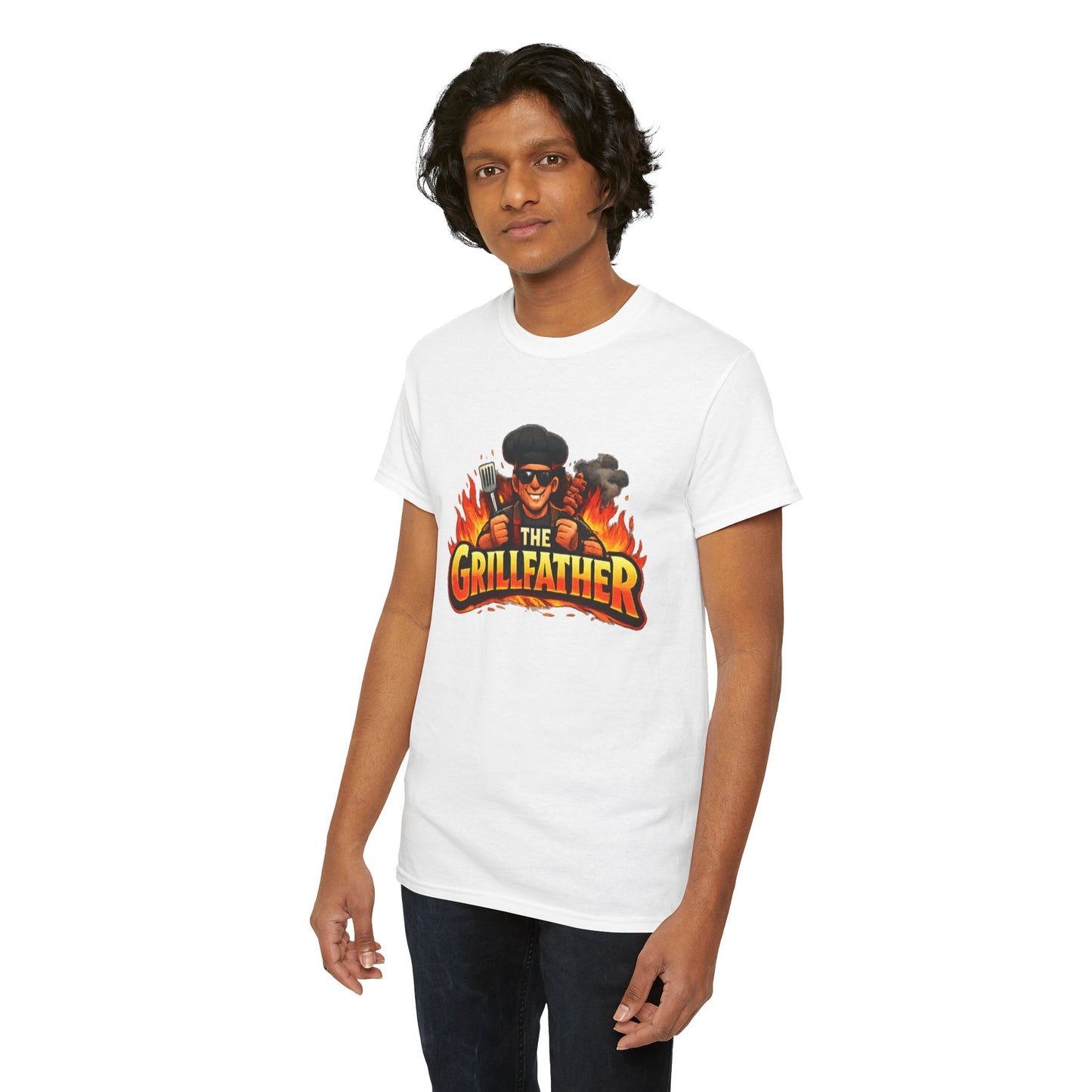 The Grillfather T-Shirt — Funny BBQ Grillmaster Tee