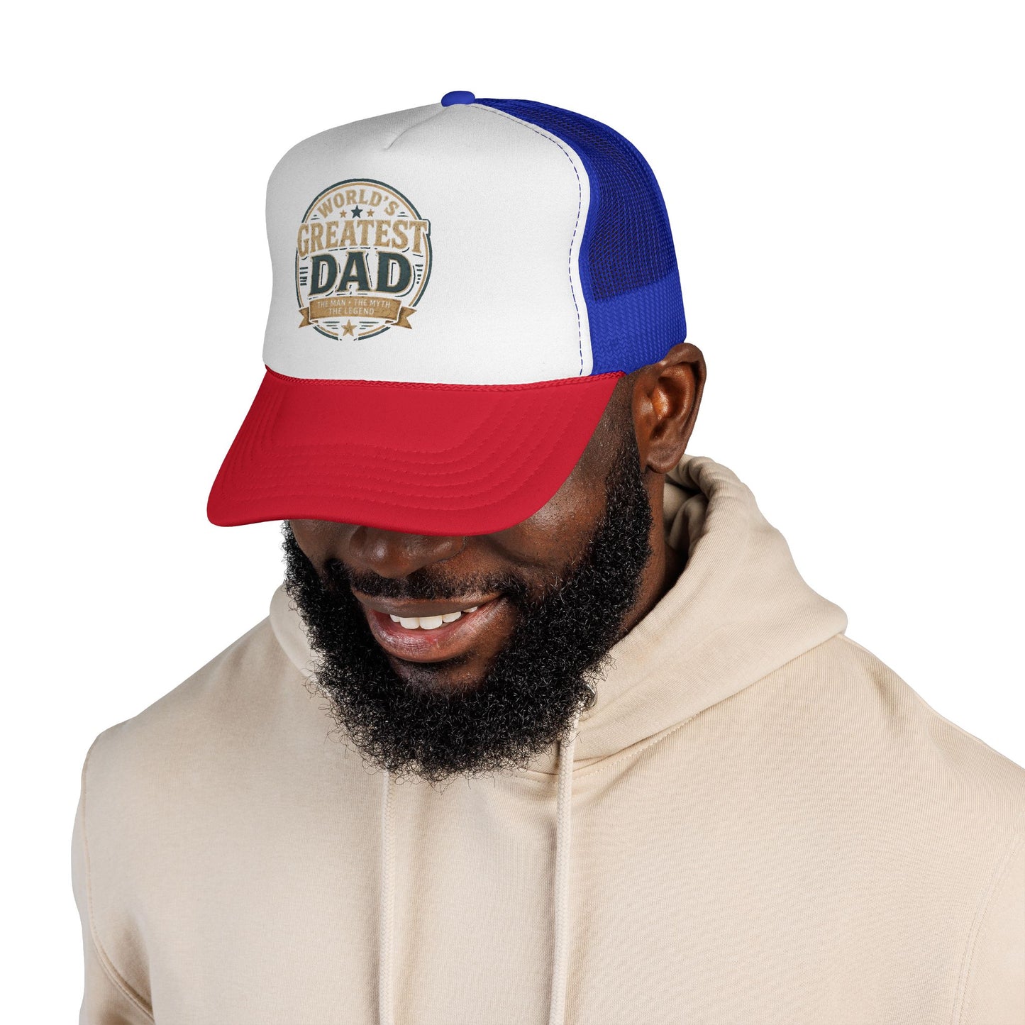Greatest Dad Trucker Cap — Retro Vintage Father's Day Mesh Hat