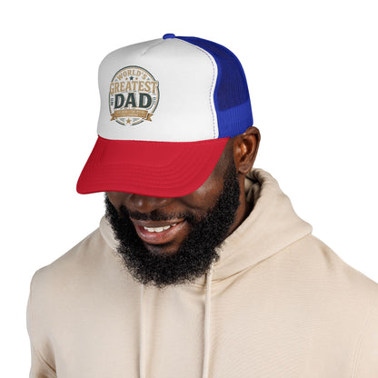 Greatest Dad Trucker Cap — Retro Vintage Father's Day Mesh Hat