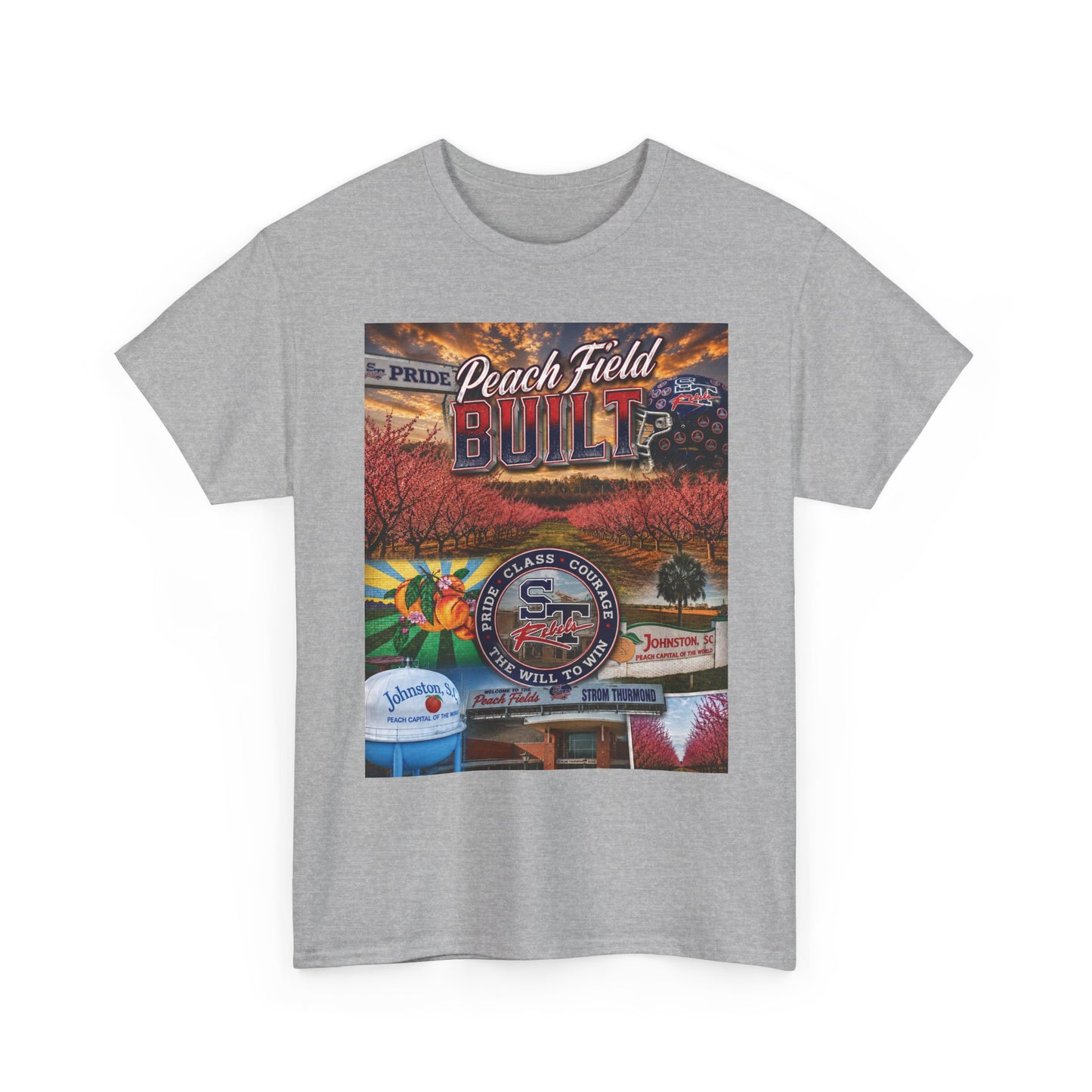 Peach Field Built Graphic T-Shirt