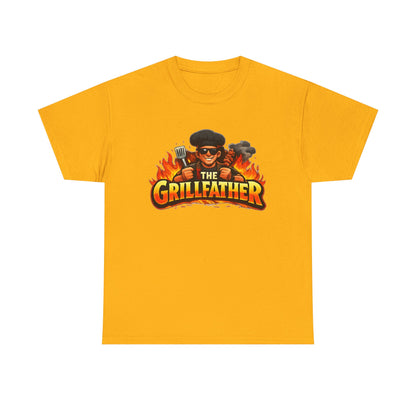 The Grillfather T-Shirt — Funny BBQ Grillmaster Tee