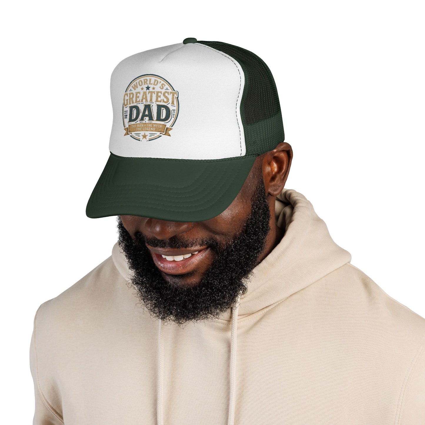 Greatest Dad Trucker Cap — Retro Vintage Father's Day Mesh Hat