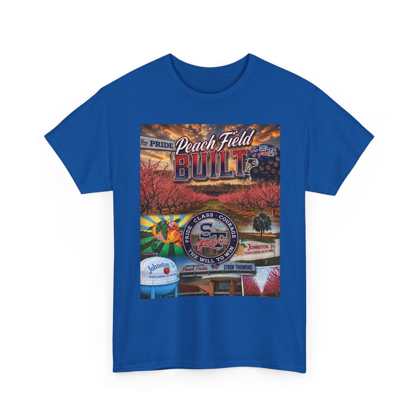 Peach Field Built Graphic T-Shirt