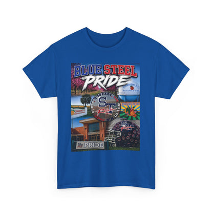 Blue Steel Pride Graphic Tee — 'Blue Steel Pride' Vintage T-Shirt