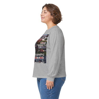 Rebels 3x Champs Long Sleeve Tee w/ Moto on back