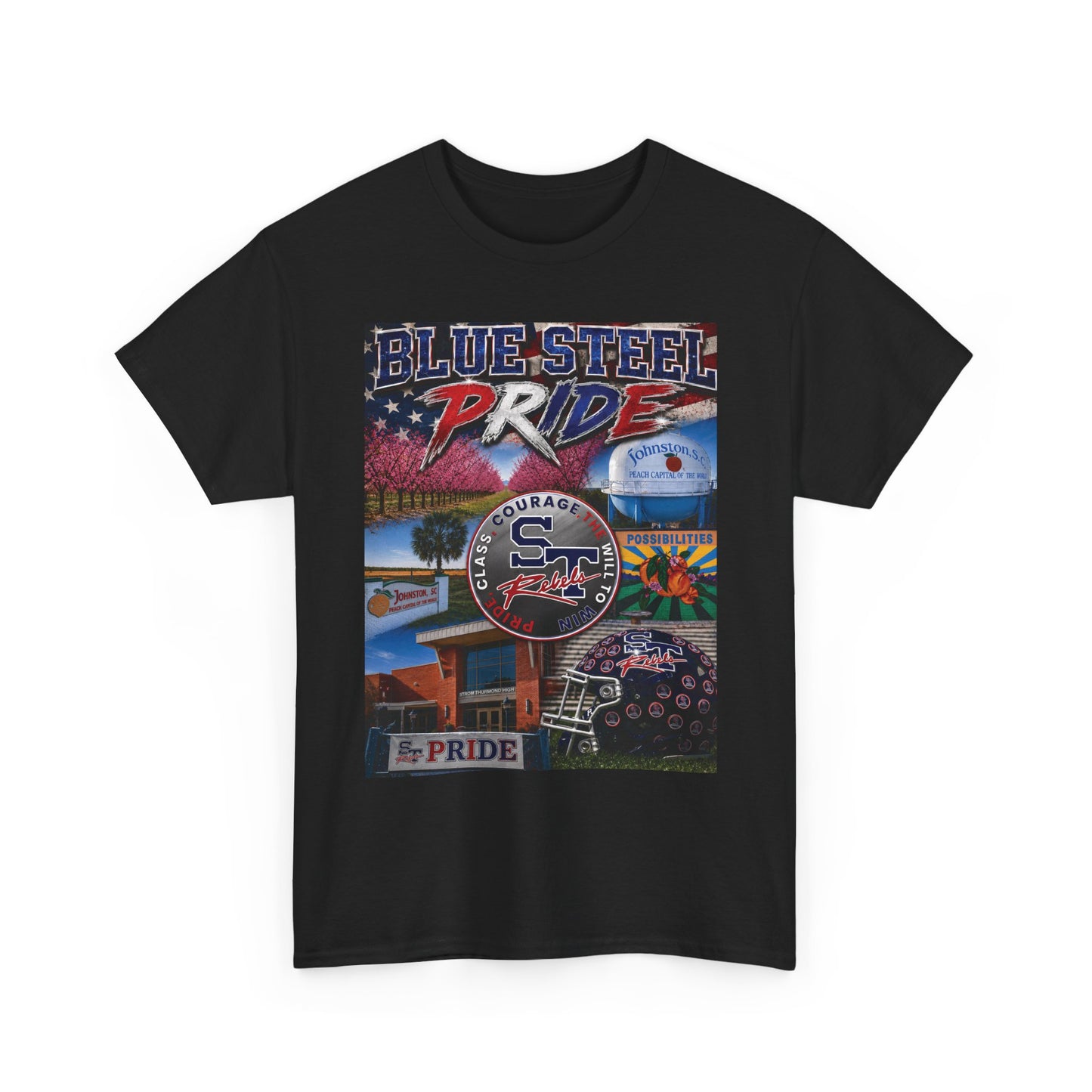 Blue Steel Pride Graphic T-Shirt