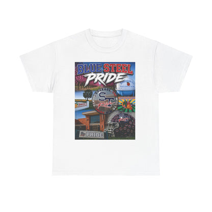 Blue Steel Pride Graphic Tee — 'Blue Steel Pride' Vintage T-Shirt