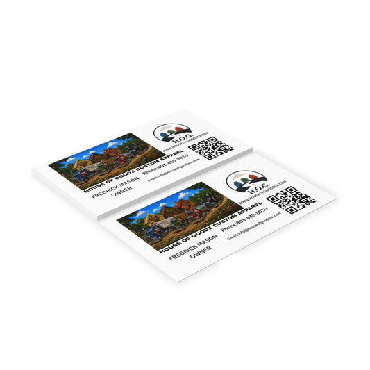 Business Cards — Custom Logo & QR Code Professional Cards