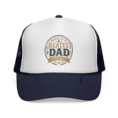 Greatest Dad Trucker Cap — Retro Vintage Father's Day Mesh Hat