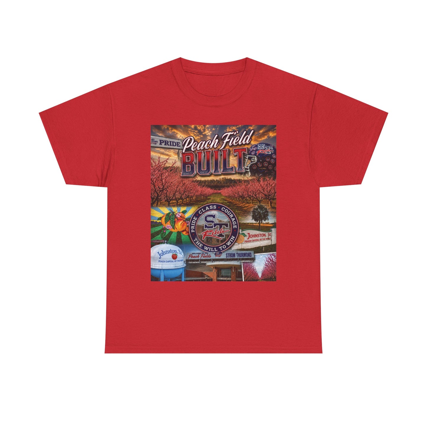 Peach Field Built Graphic T-Shirt
