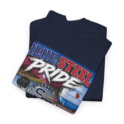 Blue Steel Pride Graphic Tee — 'Blue Steel Pride' Vintage T-Shirt
