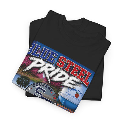 Blue Steel Pride Graphic Tee — 'Blue Steel Pride' Vintage T-Shirt