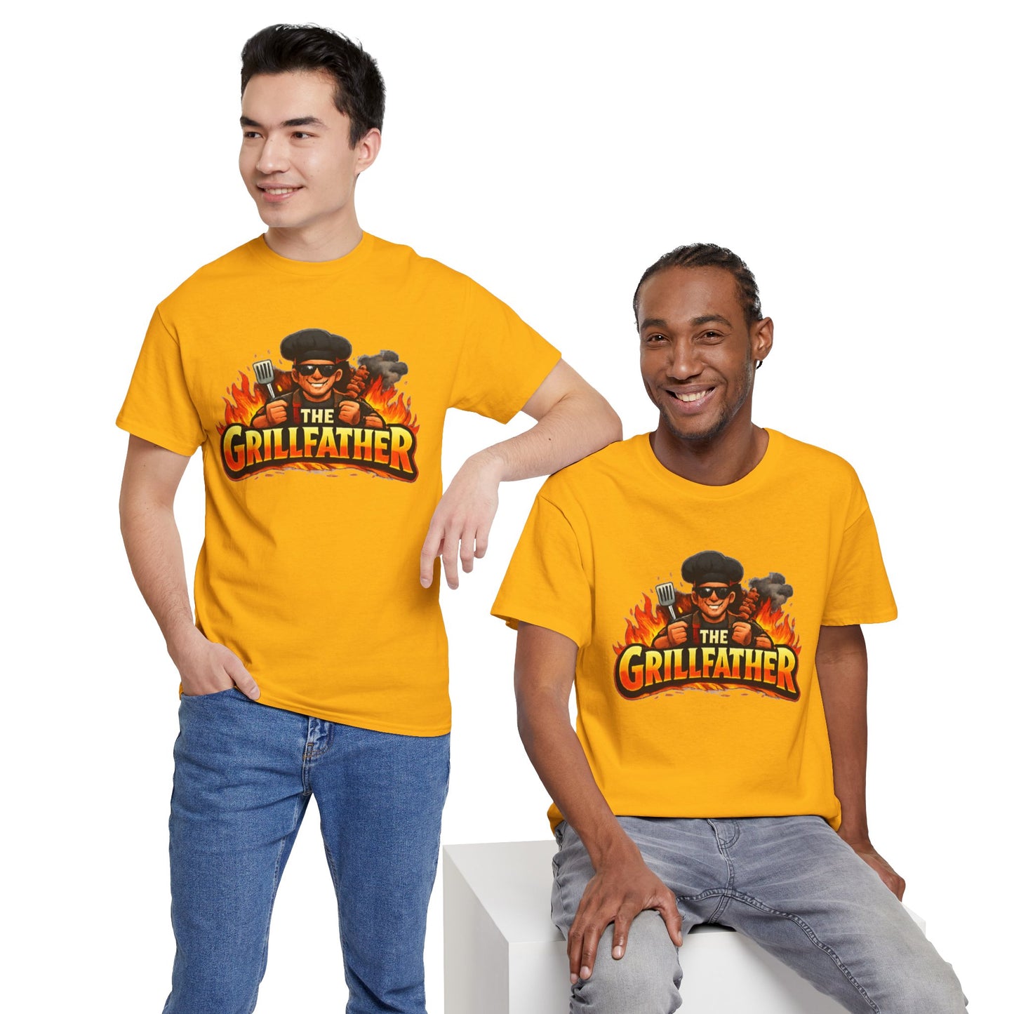 The Grillfather T-Shirt — Funny BBQ Grillmaster Tee