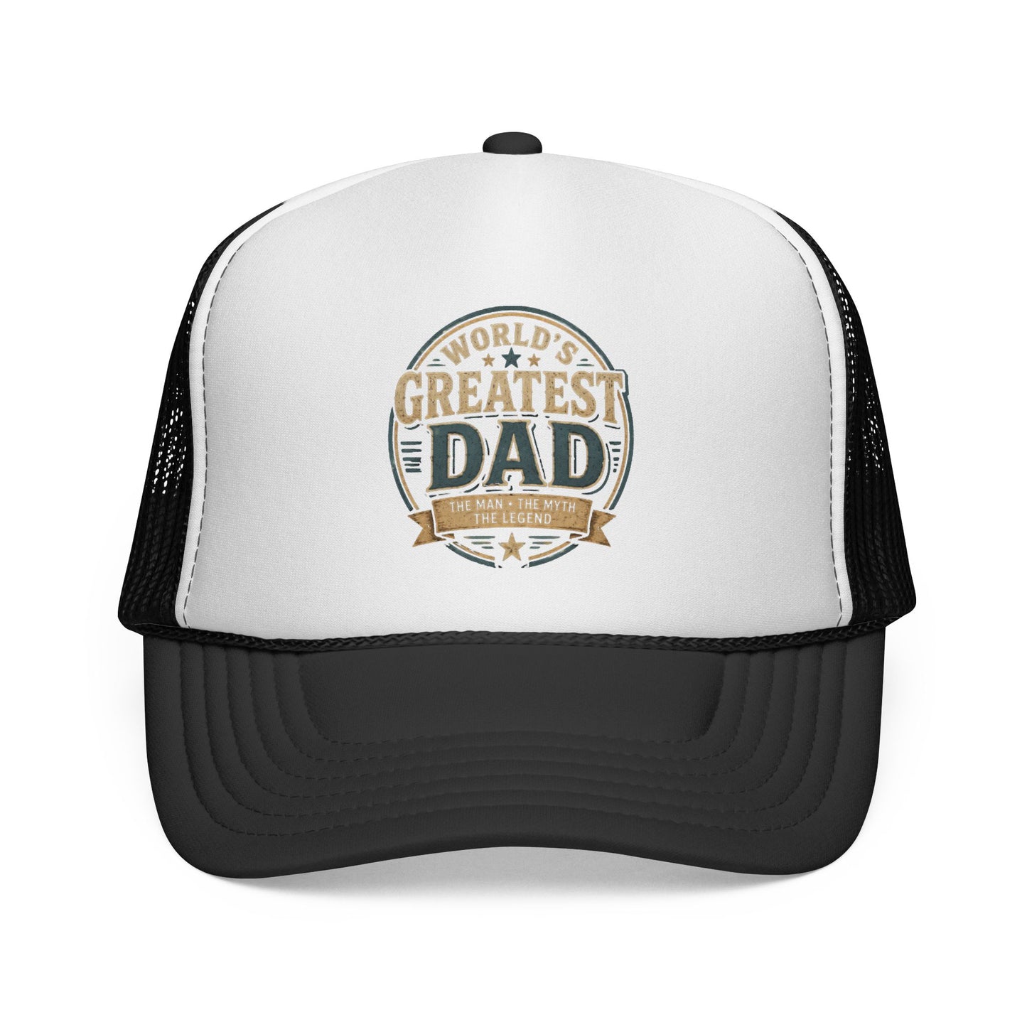 Greatest Dad Trucker Cap — Retro Vintage Father's Day Mesh Hat