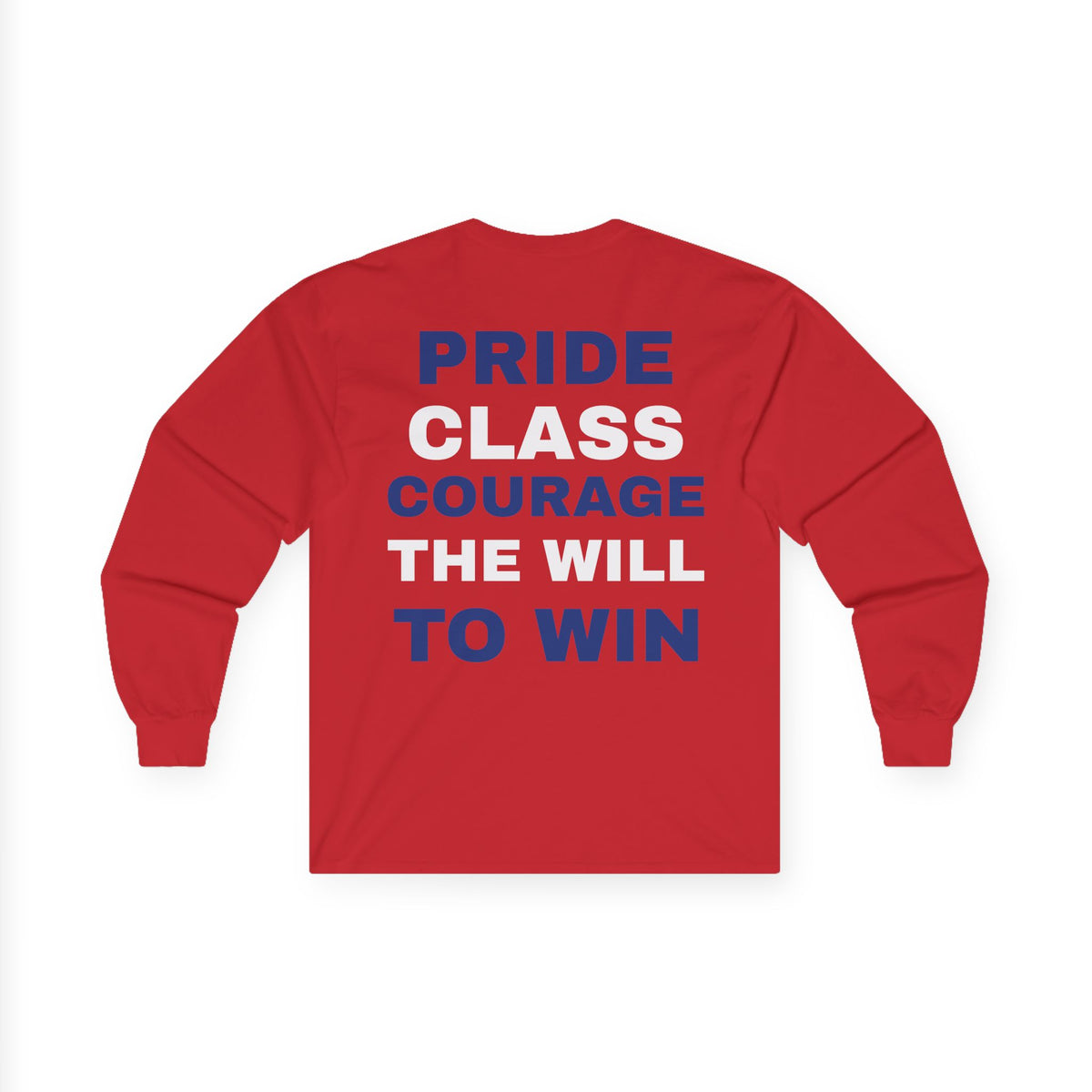 Rebels 3x Champs Long Sleeve Tee w/ Moto on back