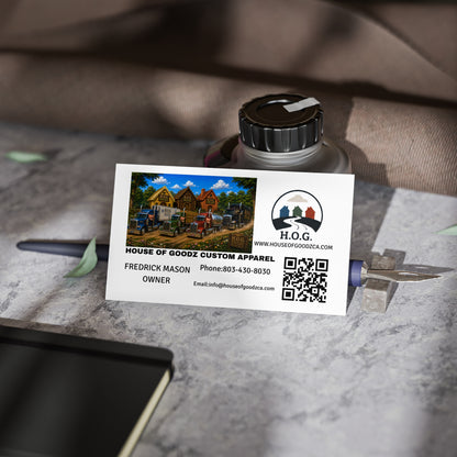 Business Cards — Custom Logo & QR Code Professional Cards