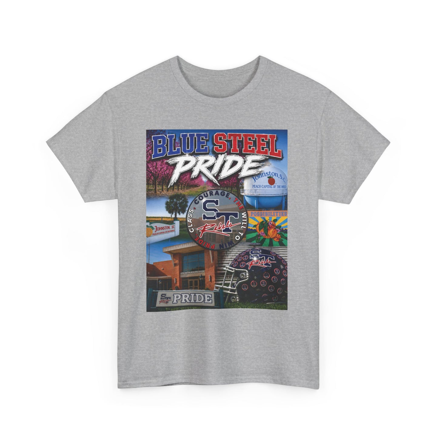 Blue Steel Pride Graphic Tee — 'Blue Steel Pride' Vintage T-Shirt