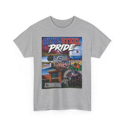 Blue Steel Pride Graphic Tee — 'Blue Steel Pride' Vintage T-Shirt