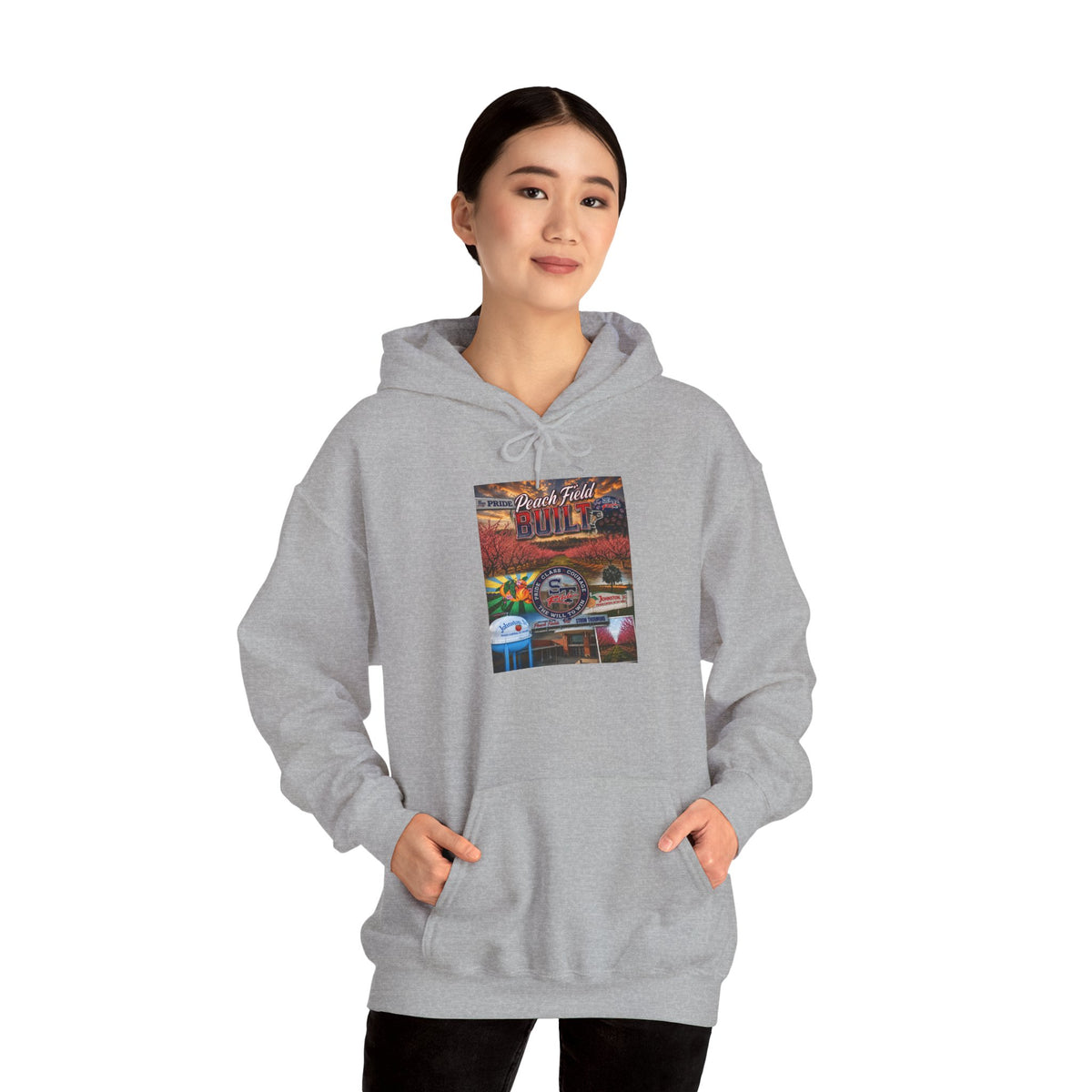 Autumn Lake Reflection Hoodie – Scenic Nature Landscape Sweatshirt