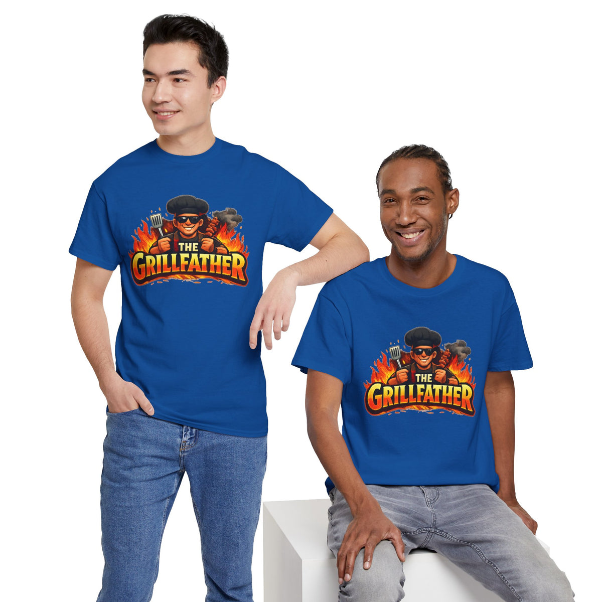 The Grillfather T-Shirt — Funny BBQ Grillmaster Tee