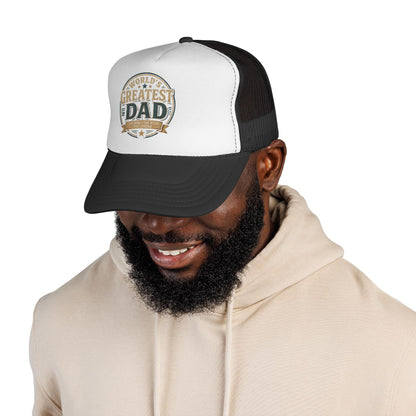 Greatest Dad Trucker Cap — Retro Vintage Father's Day Mesh Hat