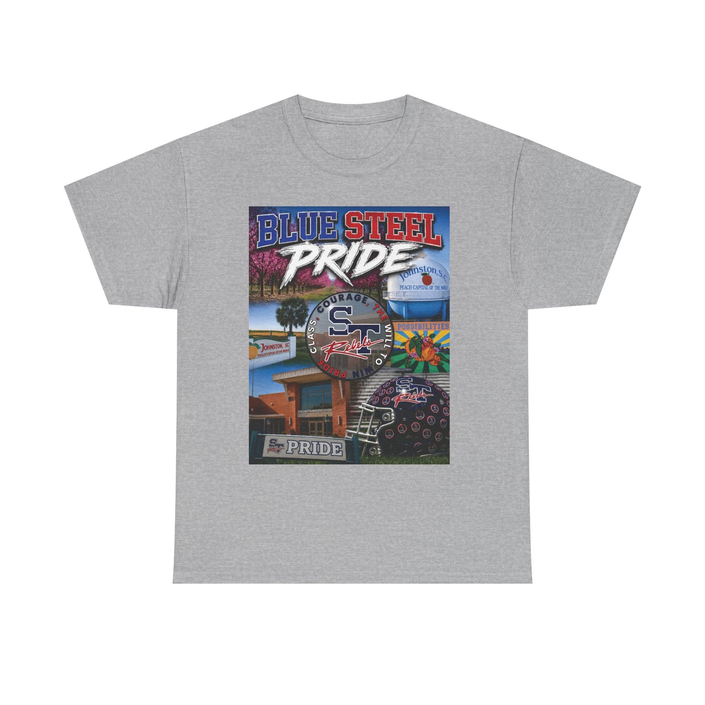 Blue Steel Pride Graphic Tee — 'Blue Steel Pride' Vintage T-Shirt