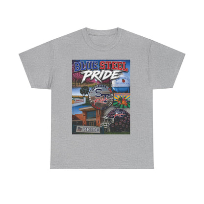 Blue Steel Pride Graphic Tee — 'Blue Steel Pride' Vintage T-Shirt