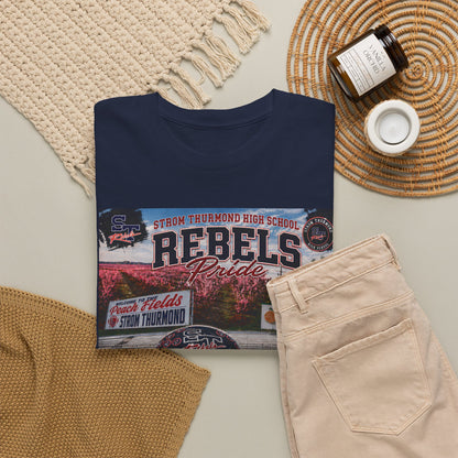 Rebels Football Champs T-Shirt — 3x Champs w/custom text on back