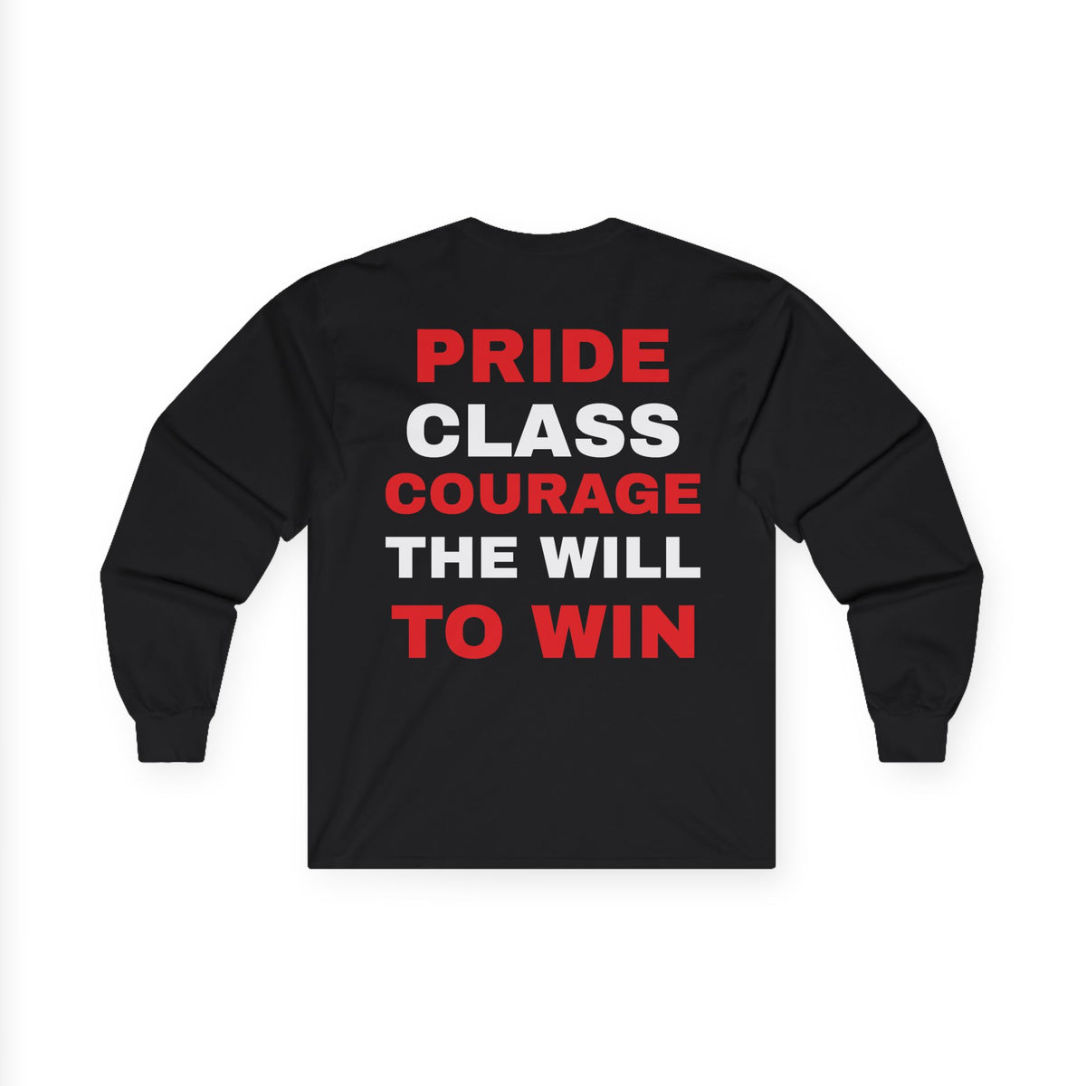 Rebels 3x Champs Long Sleeve Tee w/ Moto on back