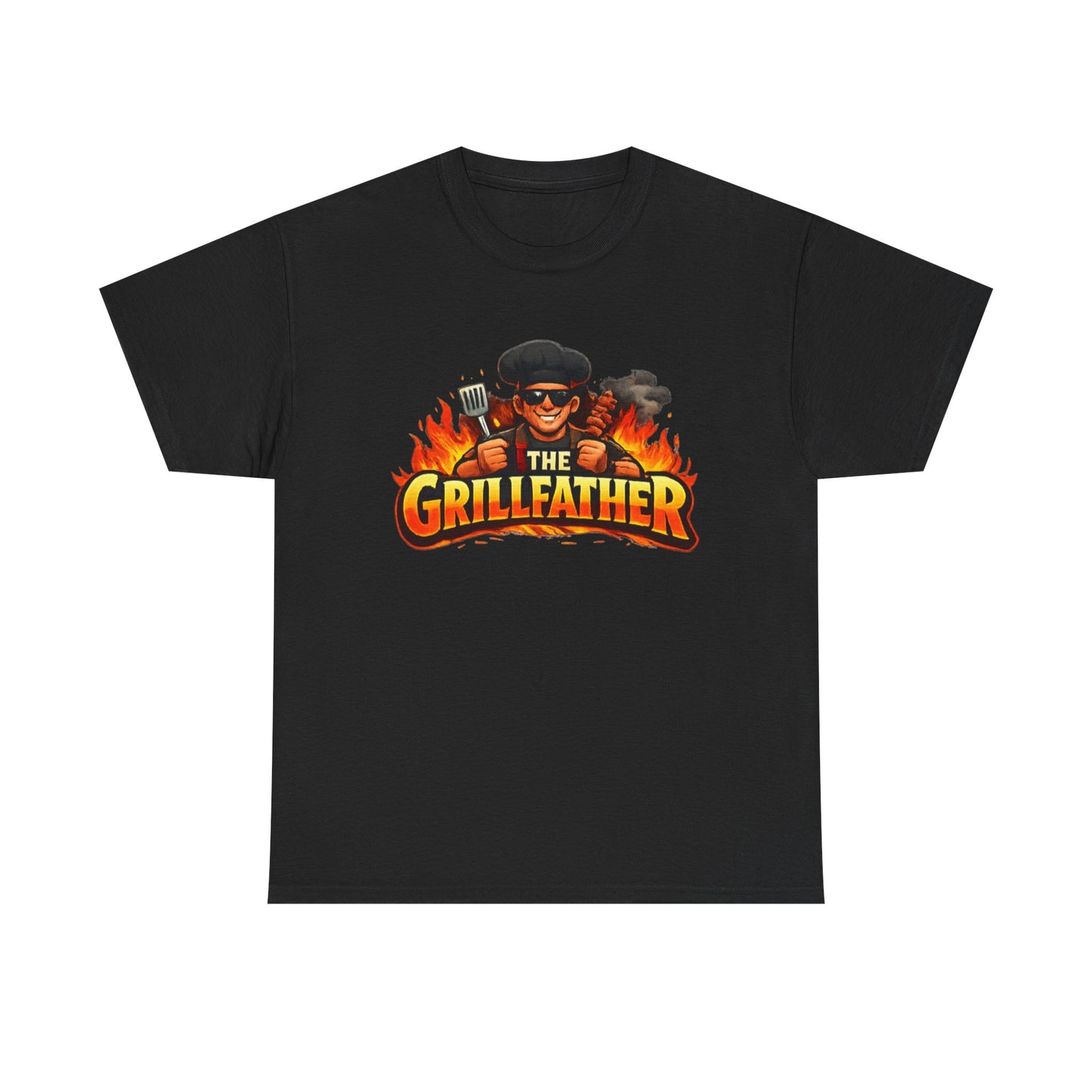 The Grillfather T-Shirt — Funny BBQ Grillmaster Tee