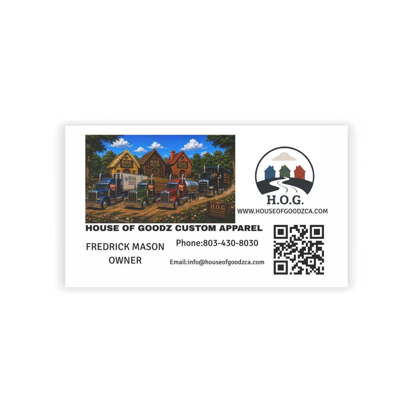 Business Cards — Custom Logo & QR Code Professional Cards