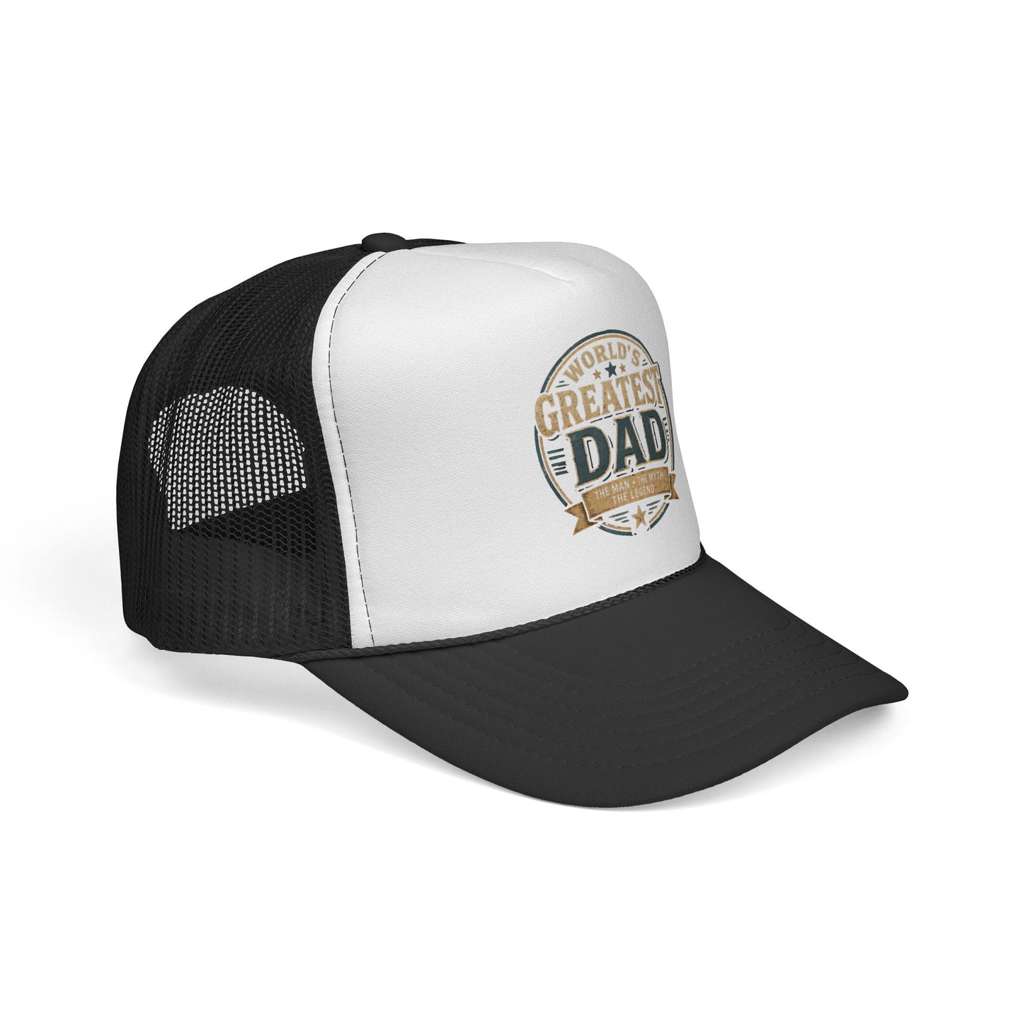 Greatest Dad Trucker Cap — Retro Vintage Father's Day Mesh Hat