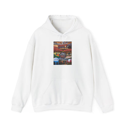 Autumn Lake Reflection Hoodie – Scenic Nature Landscape Sweatshirt