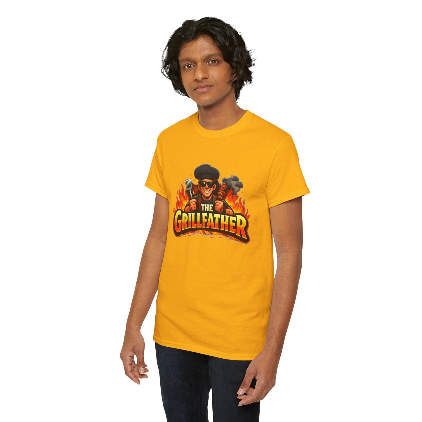The Grillfather T-Shirt — Funny BBQ Grillmaster Tee