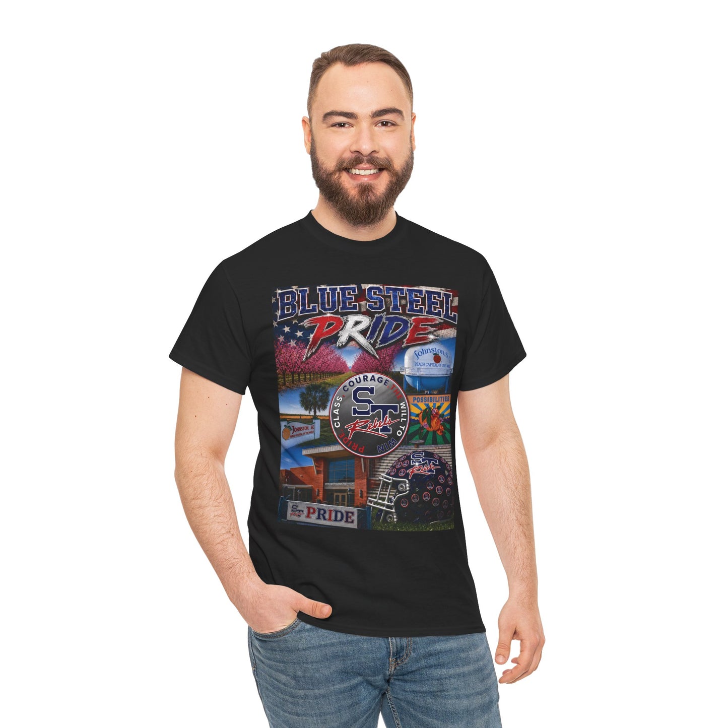 Blue Steel Pride Graphic T-Shirt