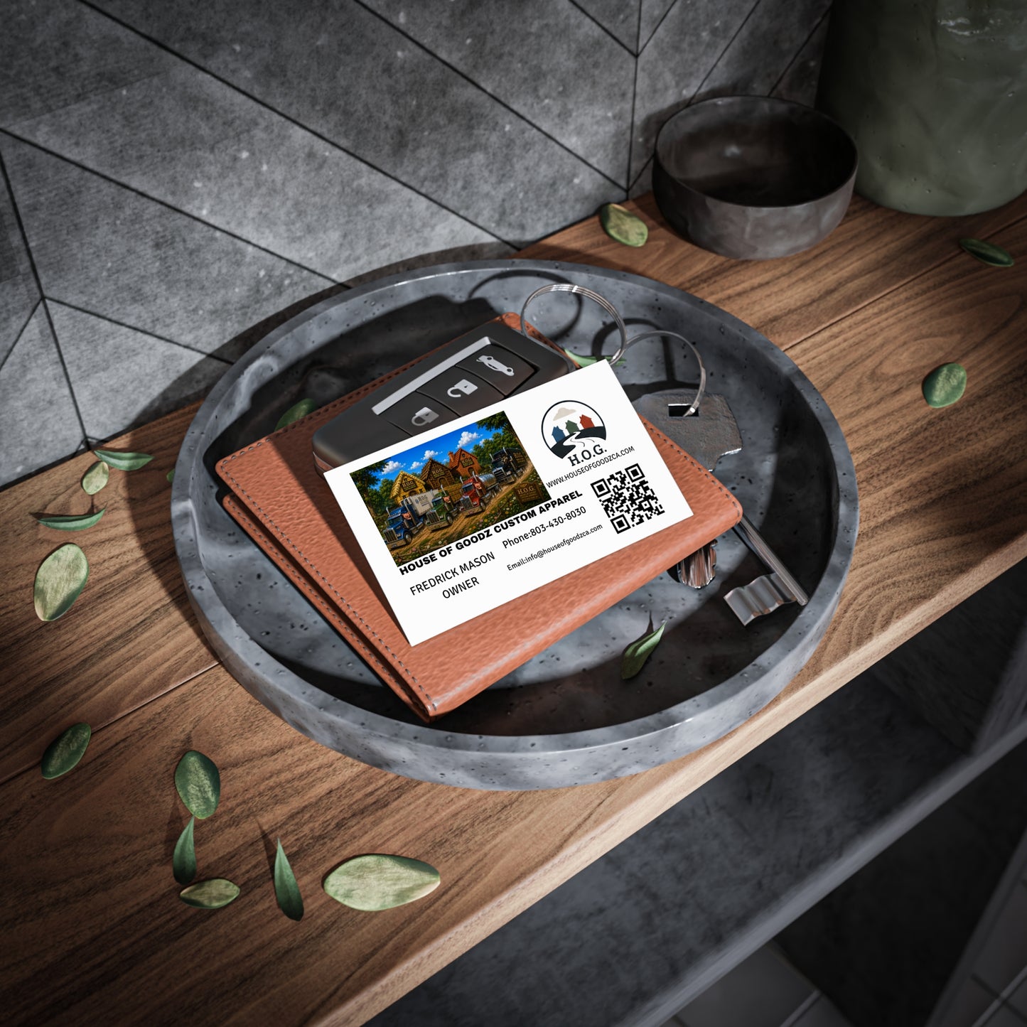 Business Cards — Custom Logo & QR Code Professional Cards