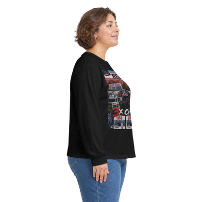 Rebels 3x Champs Long Sleeve Tee w/ Moto on back
