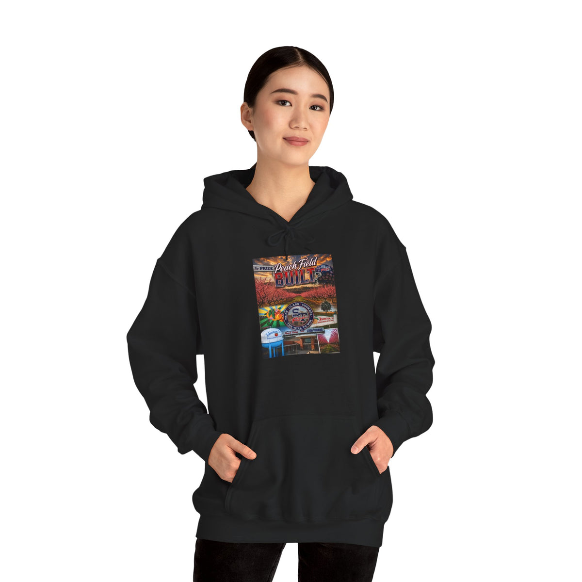 Autumn Lake Reflection Hoodie – Scenic Nature Landscape Sweatshirt