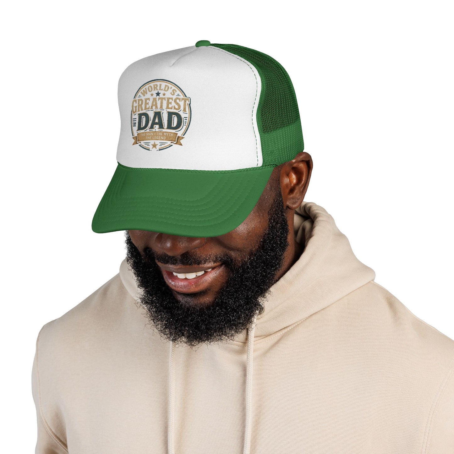 Greatest Dad Trucker Cap — Retro Vintage Father's Day Mesh Hat