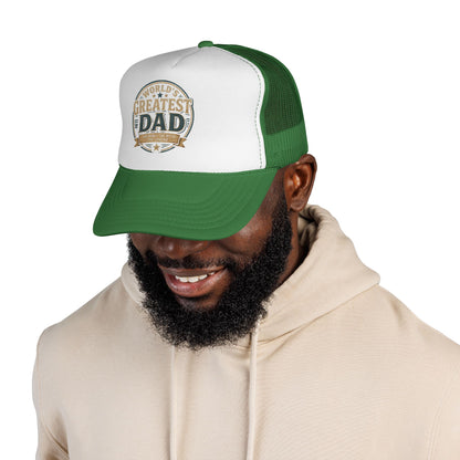 Greatest Dad Trucker Cap — Retro Vintage Father's Day Mesh Hat