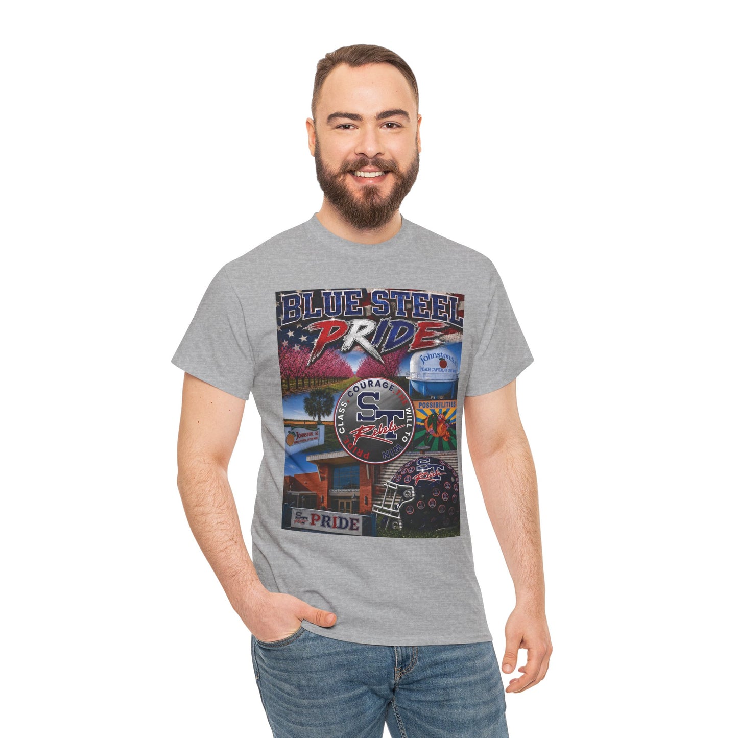 Blue Steel Pride Graphic T-Shirt