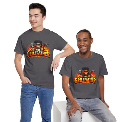 The Grillfather T-Shirt — Funny BBQ Grillmaster Tee