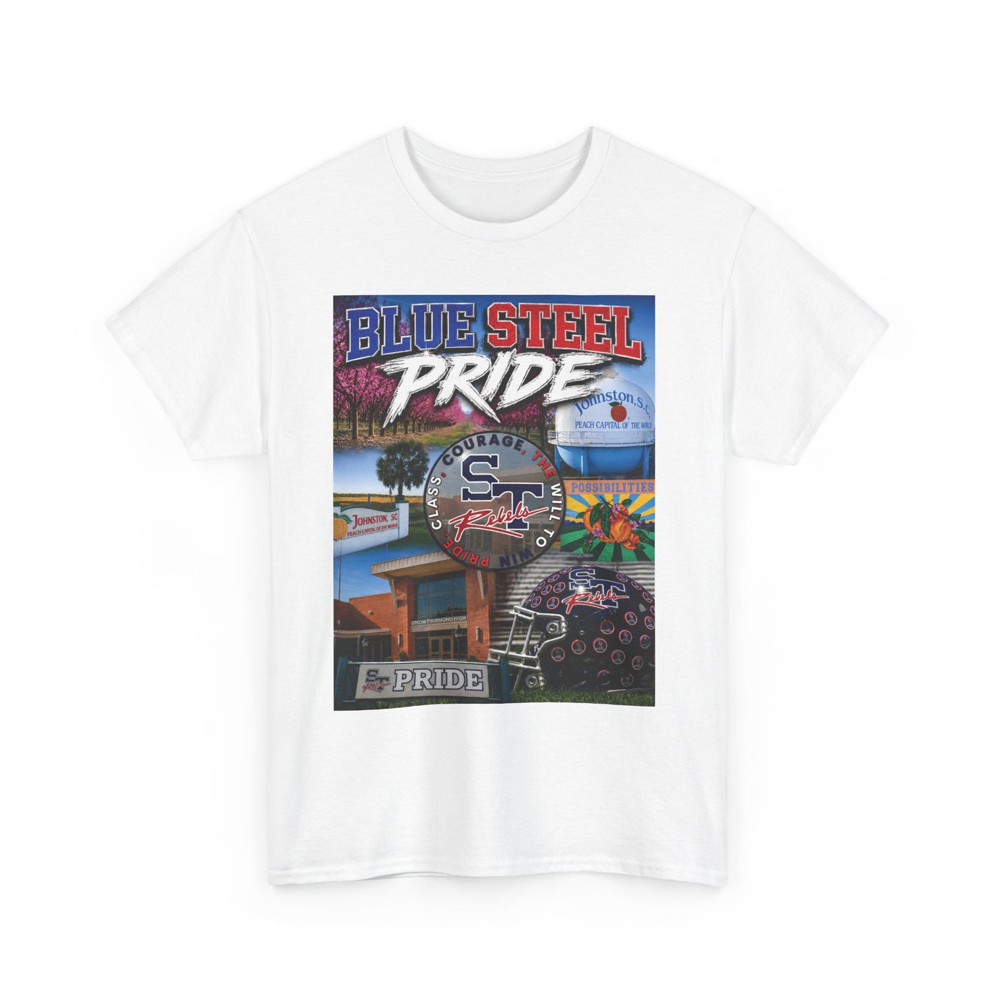Blue Steel Pride Graphic Tee — 'Blue Steel Pride' Vintage T-Shirt