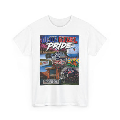 Blue Steel Pride Graphic Tee — 'Blue Steel Pride' Vintage T-Shirt