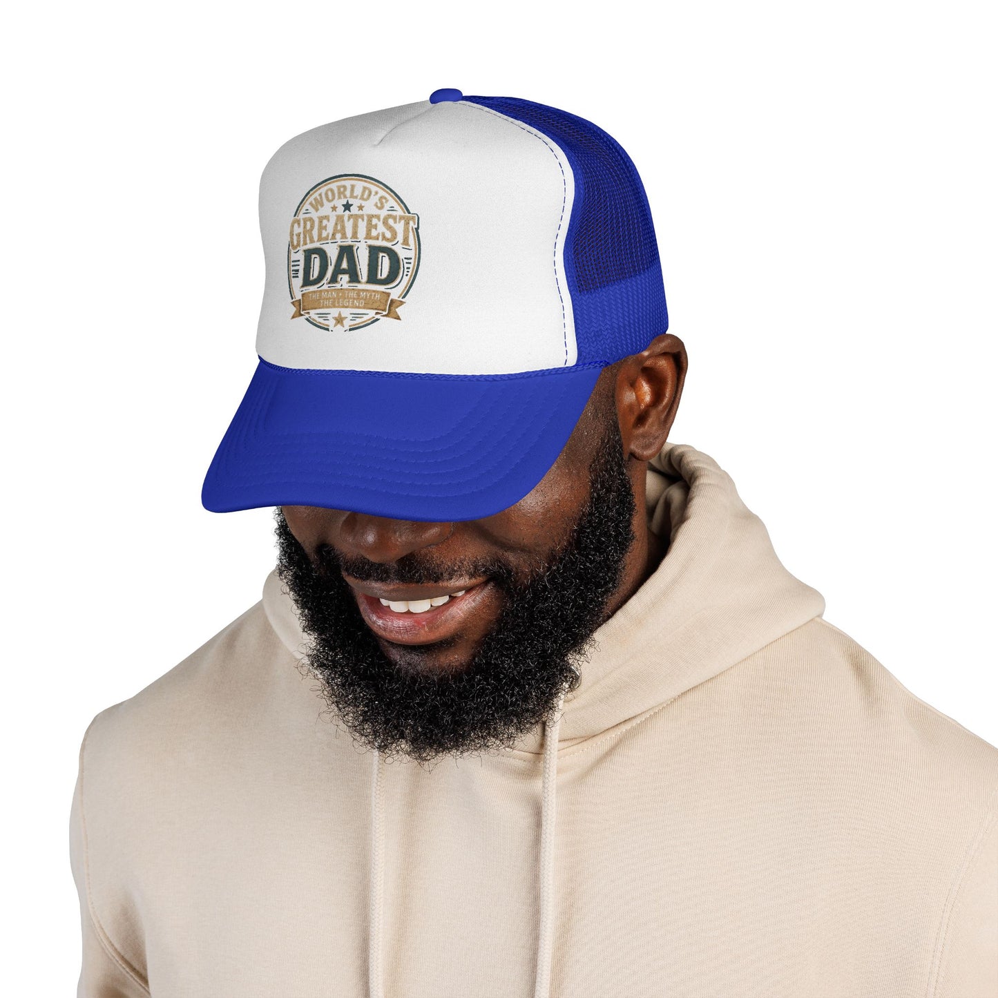 Greatest Dad Trucker Cap — Retro Vintage Father's Day Mesh Hat