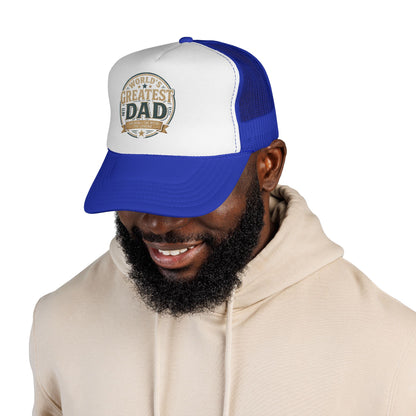 Greatest Dad Trucker Cap — Retro Vintage Father's Day Mesh Hat
