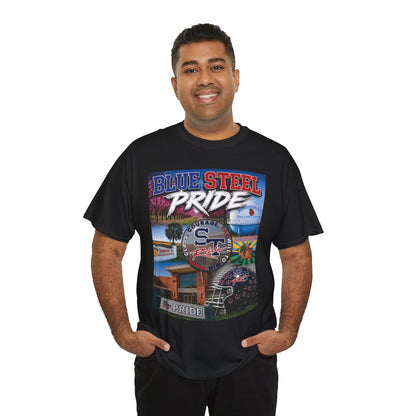 Blue Steel Pride Graphic Tee — 'Blue Steel Pride' Vintage T-Shirt