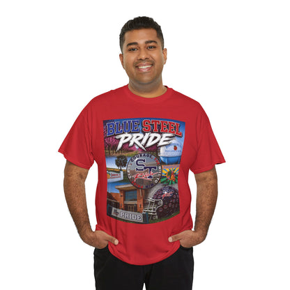 Blue Steel Pride Graphic Tee — 'Blue Steel Pride' Vintage T-Shirt