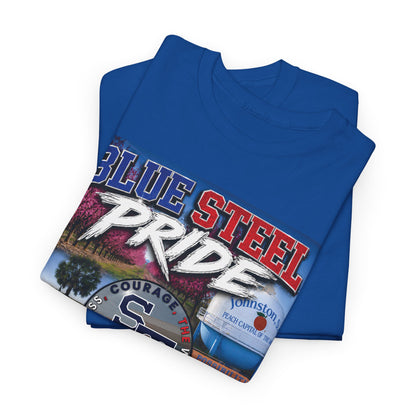 Blue Steel Pride Graphic Tee — 'Blue Steel Pride' Vintage T-Shirt
